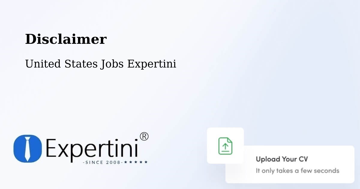 Disclaimer – Rutherford - United States Jobs Expertini